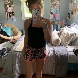 Tribal print flowy shorts